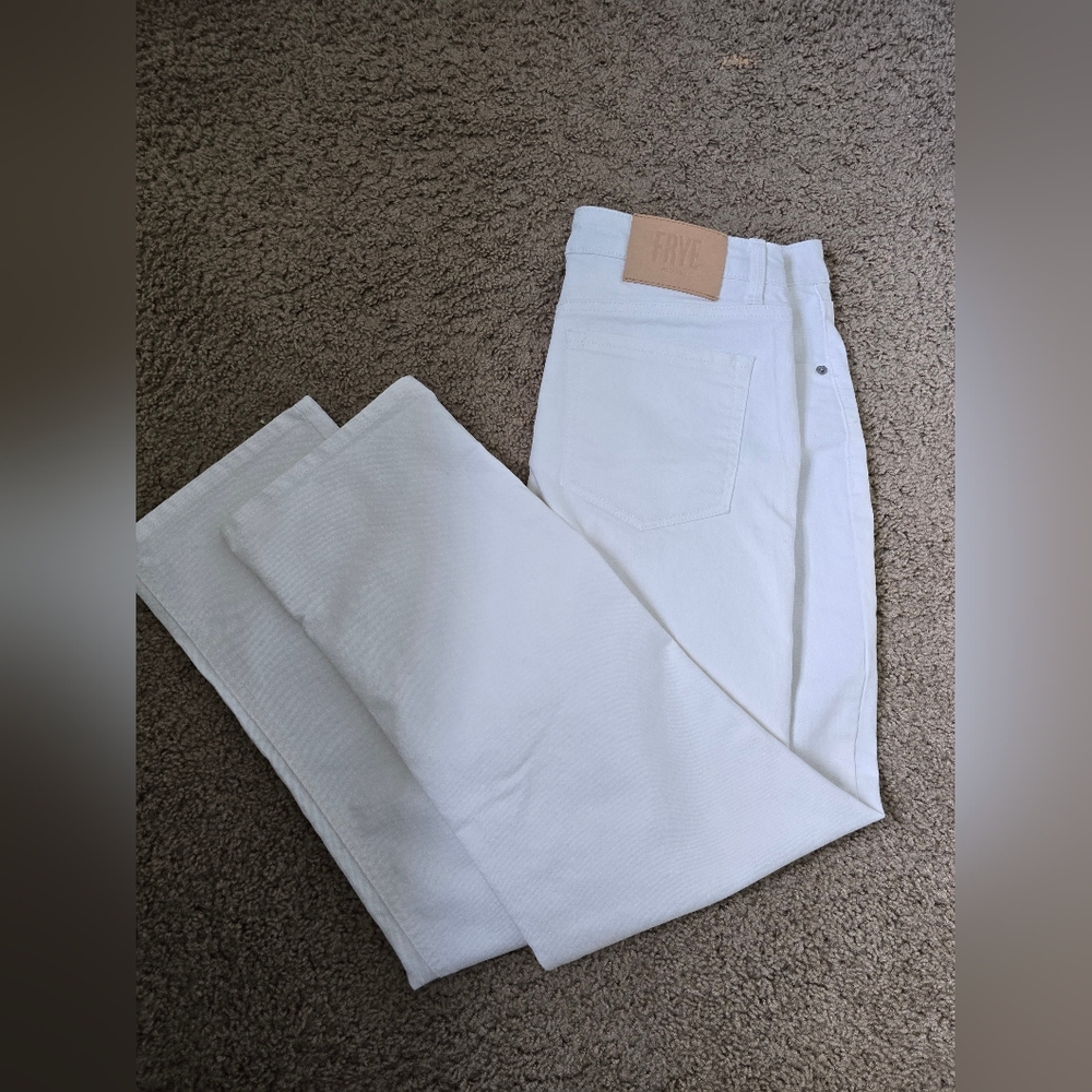 NWOT Frye High Waisted White Jeans Sz. 12/31 - Picture 9 of 10